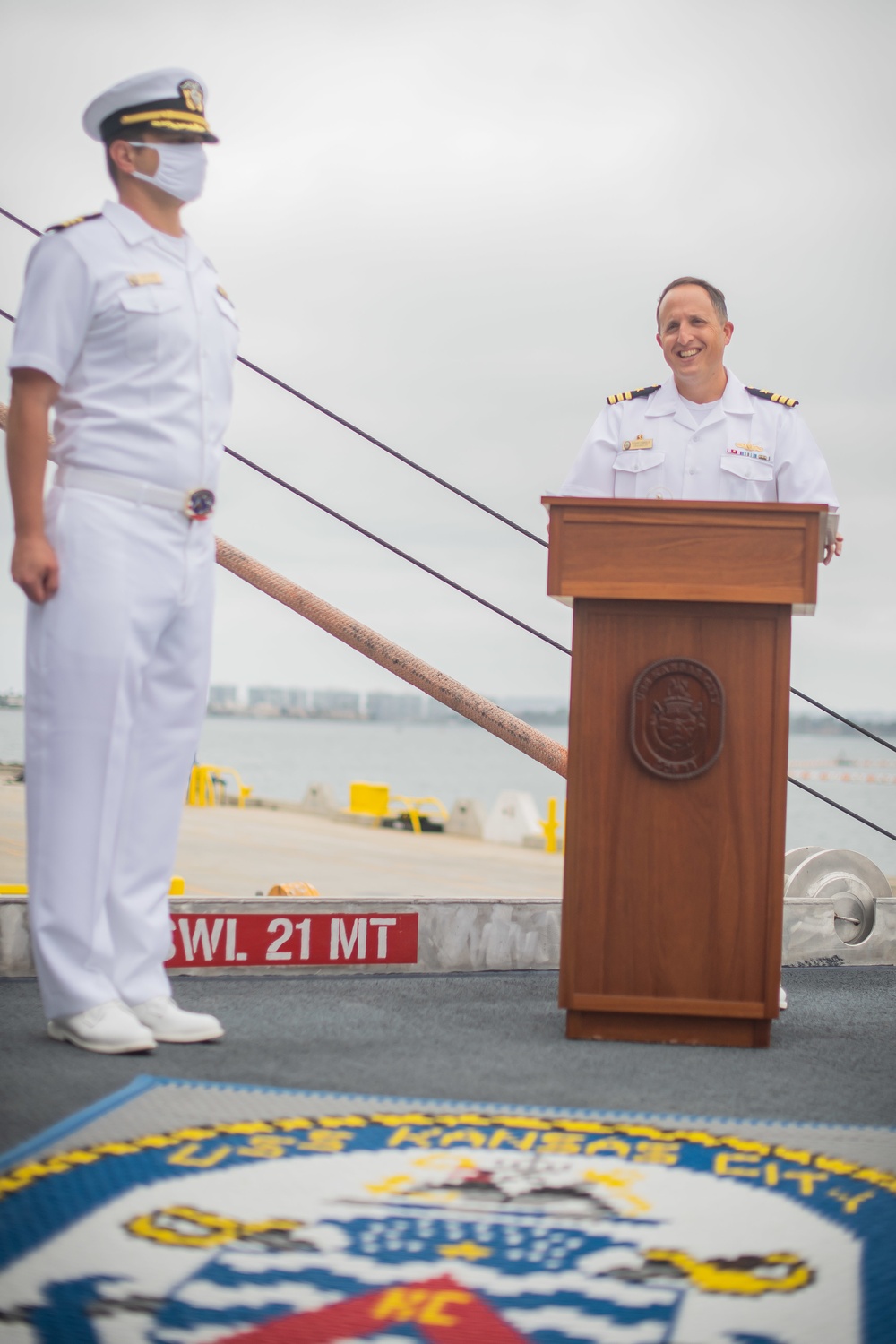 USS Kansas City Commissioning Ceremony