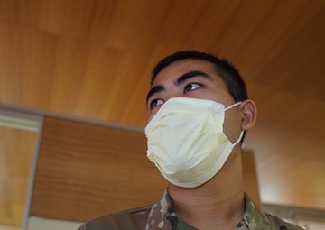 Guard member helps family friend, pregnant COVID-19 patient at Columbus hospital