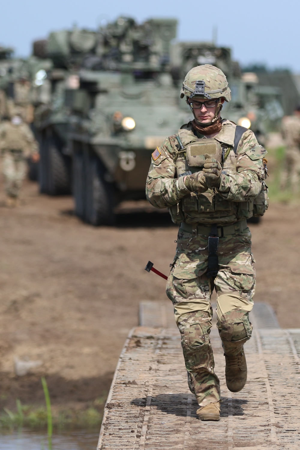 eFP Battle Group Poland conducts Bull Run 12 bridging operation rehearsal