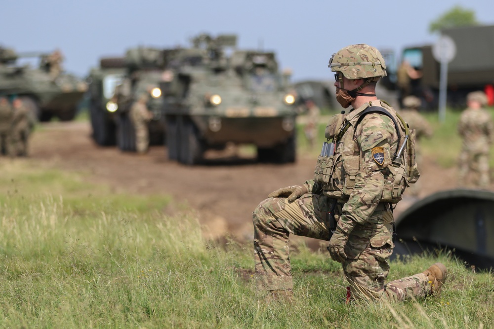 eFP Battle Group Poland conducts Bull Run 12 bridging operation rehearsal