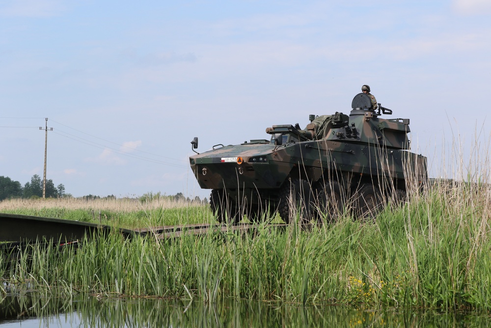 eFP Battle Group Poland conducts Bull Run 12 bridging operation rehearsal