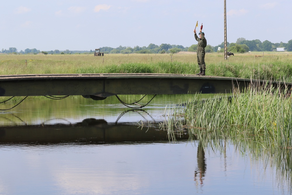 eFP Battle Group Poland conducts Bull Run 12 bridging operation rehearsal