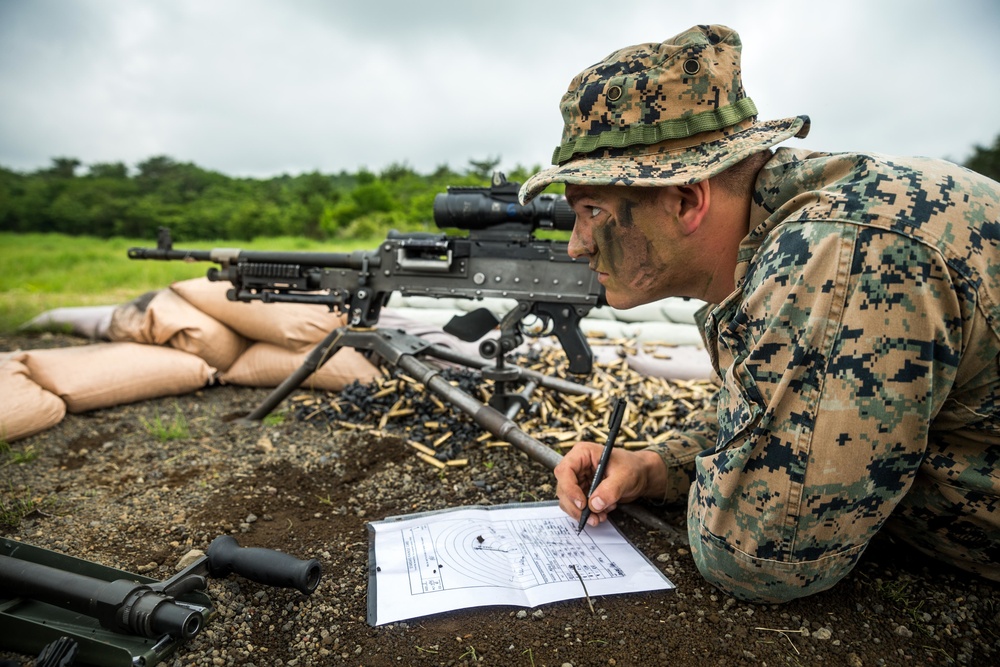1st Battalion, 6th Marines live fire range during Fuji Viper 20.4