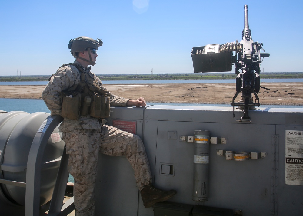 USS New York transits Suez Canal