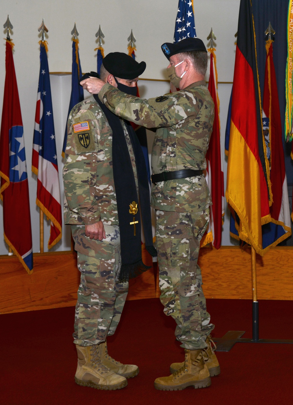 21st Theater Sustainment Command Change of Stole Ceremony