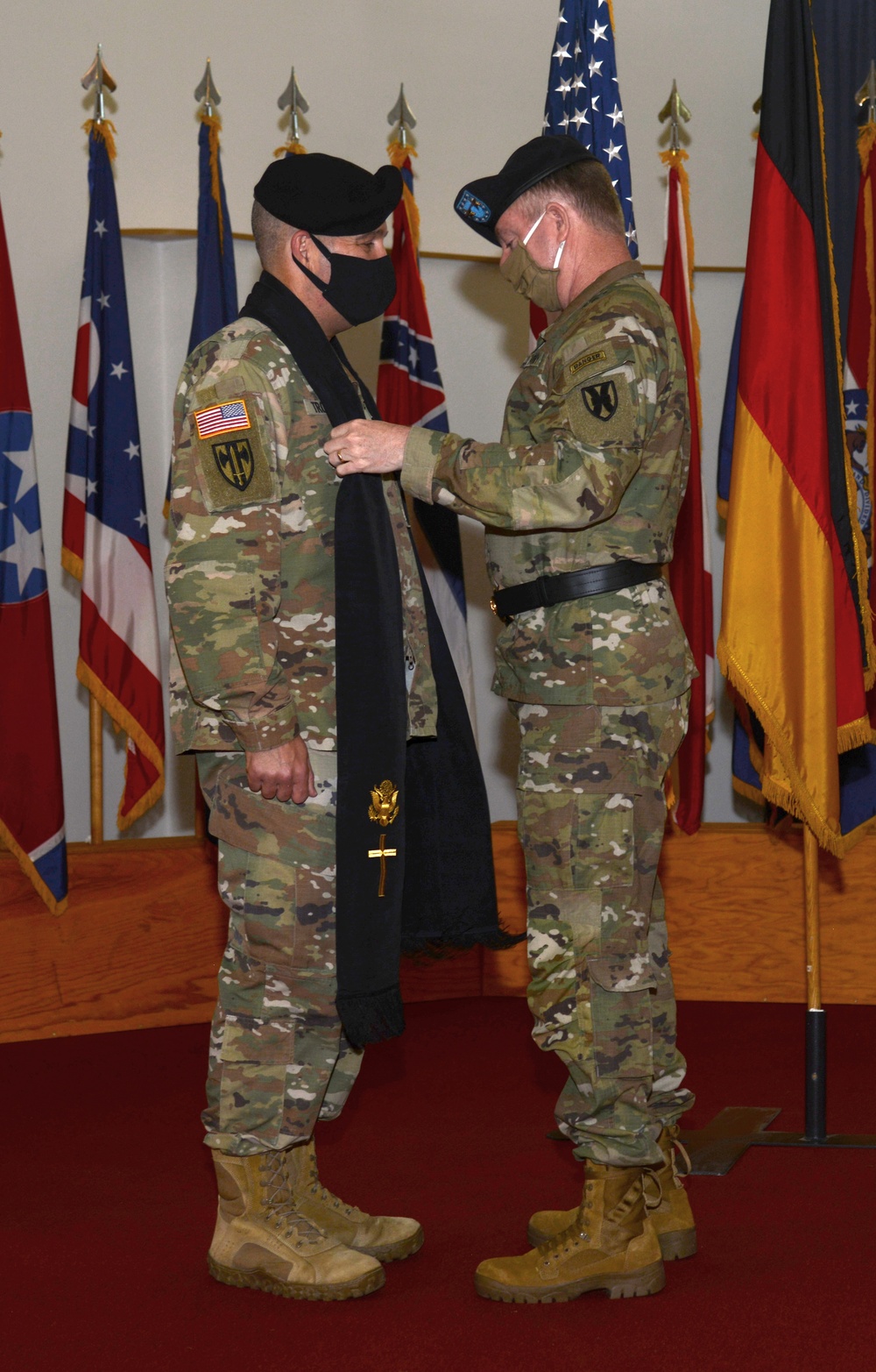 21st Theater Sustainment Command Change of Stole Ceremony