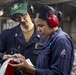 Sailors take part in Engineering drill