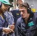 Sailors take part in Engineering drill