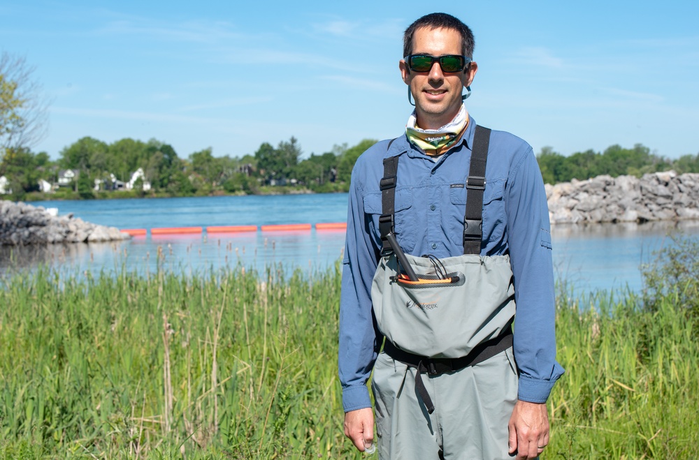 Andrew Hannes, U.S. Army Corps of Engineers Buffalo District biologist