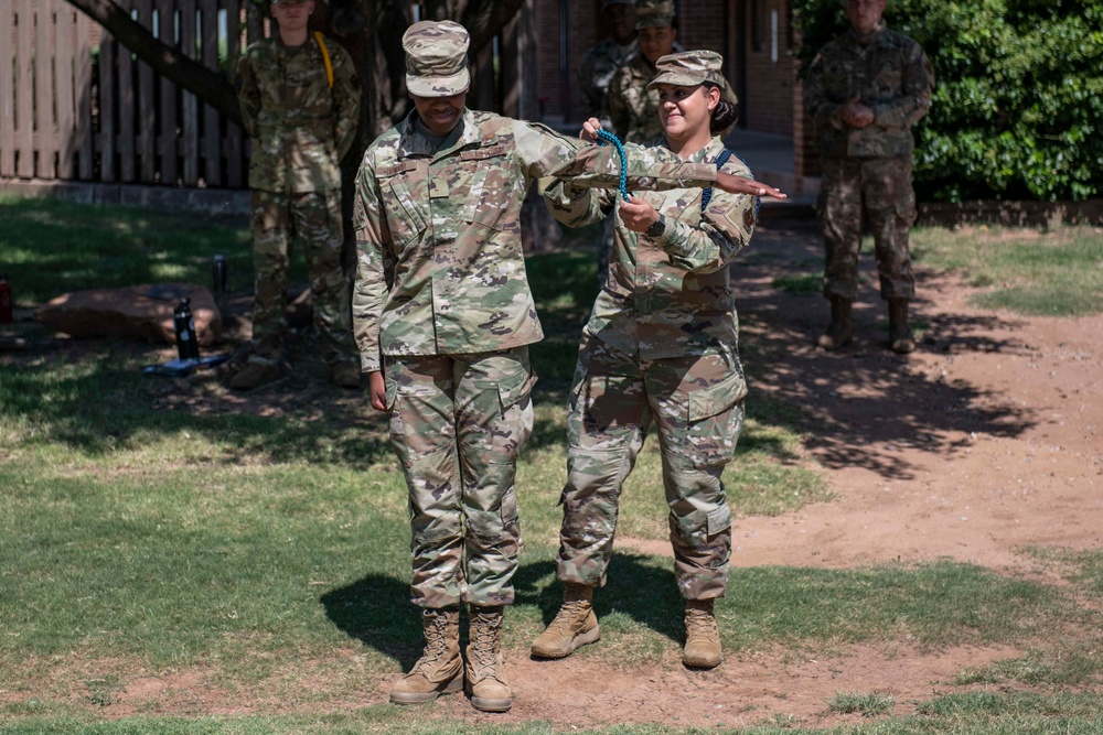 97 TRS gains first student-leader teal rope, newest SAPR liaison