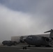 C-17s in the morning fog