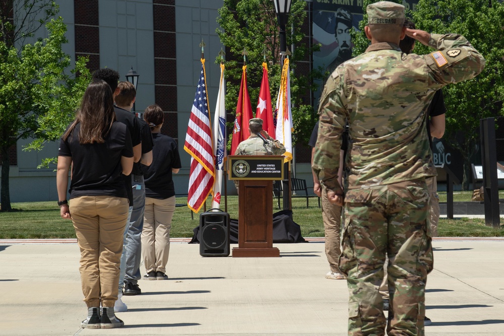 Future Soldiers take oath of enlistment in honor of 245th Army Birthday