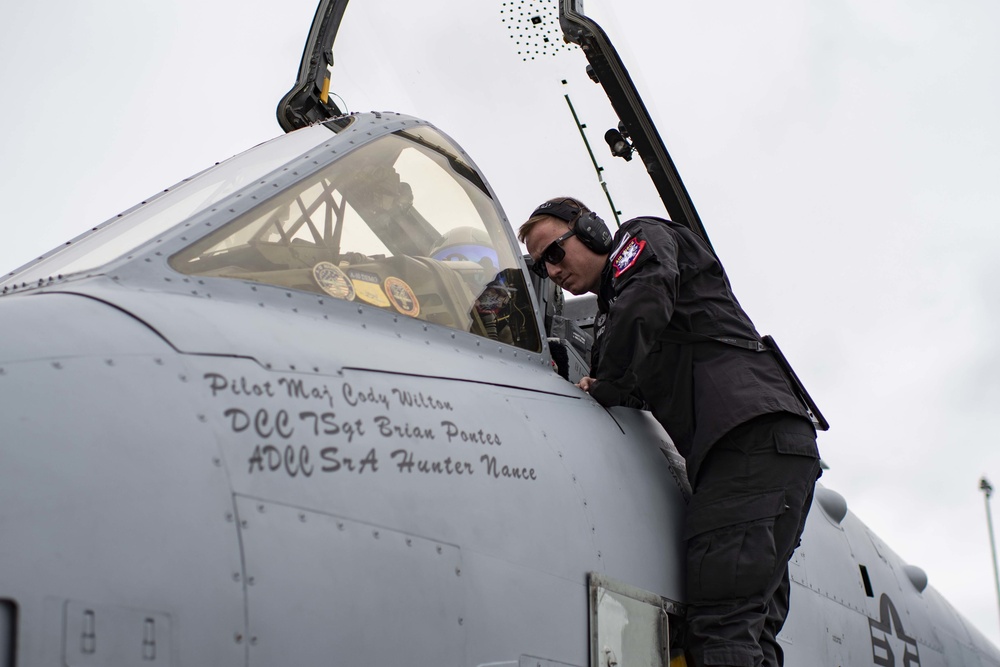 A-10 Demonstration Team at Shaw AFB Day 1