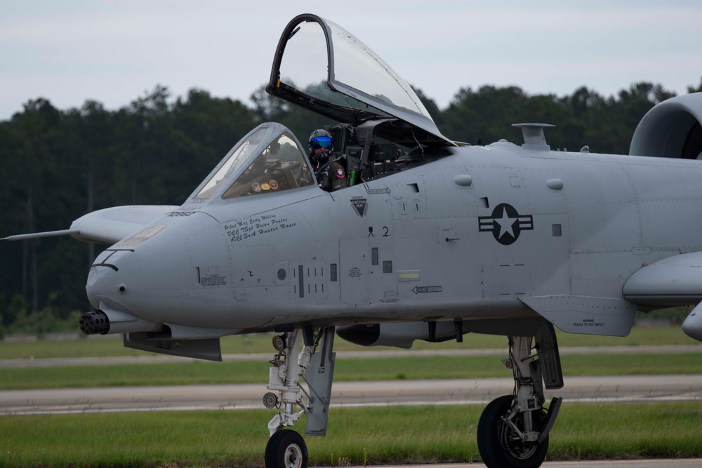 A-10 Demonstration Team at Shaw AFB Day 1