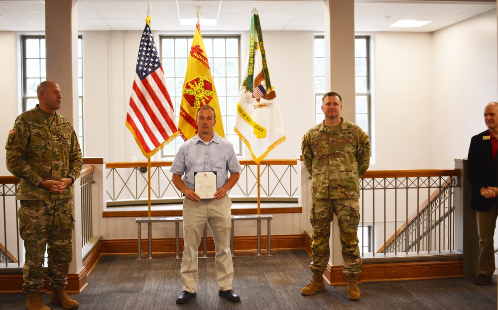 Fort Riley Garrison Civilian Awards Ceremony Recognizes Mark Dombrowski for Exemplary Service