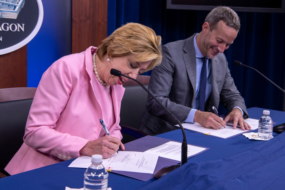 Top Defense Official Briefs Media on COVID-19 Acquisition Policy