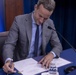 Top Defense Official Briefs Media on COVID-19 Acquisition Policy