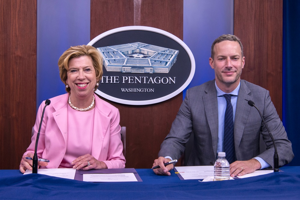 Top Defense Official Briefs Media on COVID-19 Acquisition Policy