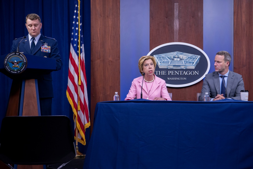 Top Defense Official Briefs Media on COVID-19 Acquisition Policy