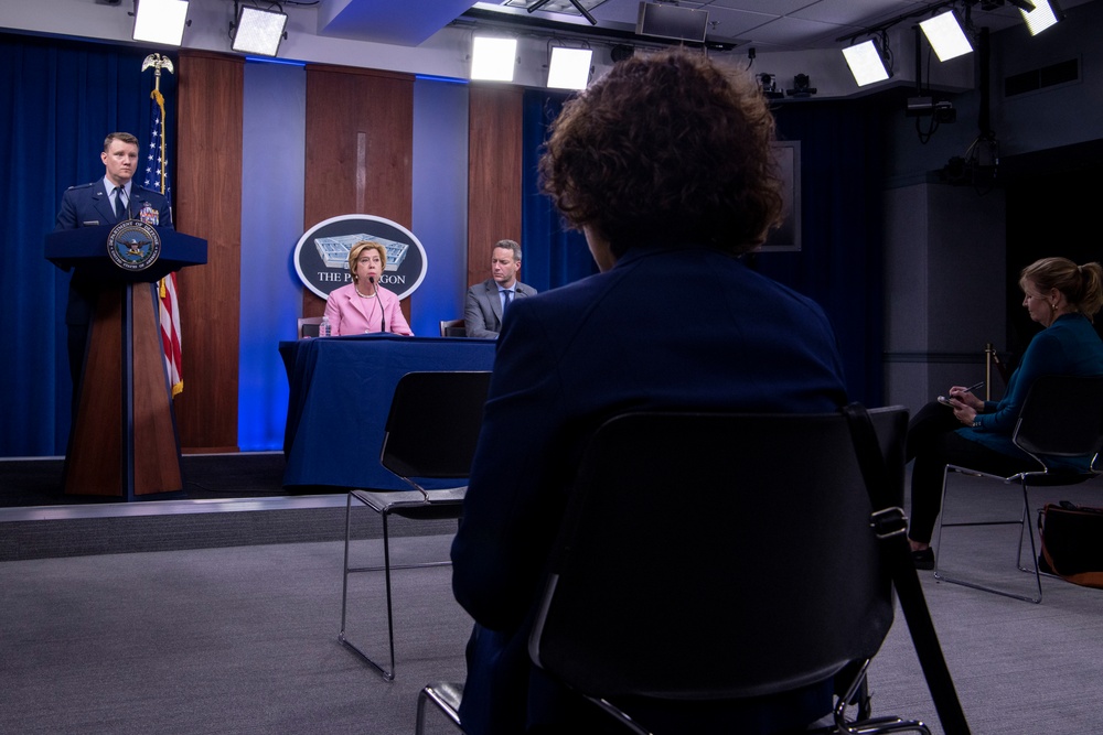 Top Defense Official Briefs Media on COVID-19 Acquisition Policy