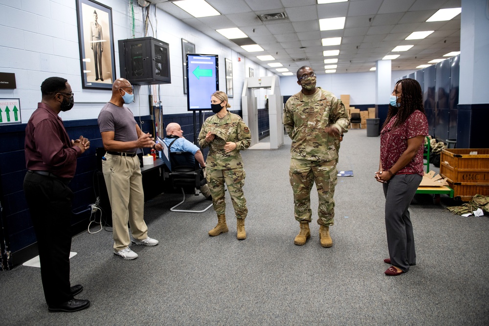 Brig. Gen. Caroline M. Miller tours JBSA-Lackland facilities