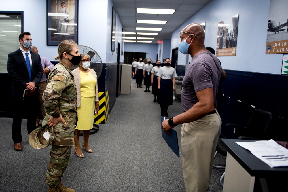 Brig. Gen. Caroline M. Miller tours JBSA-Lackland facilities