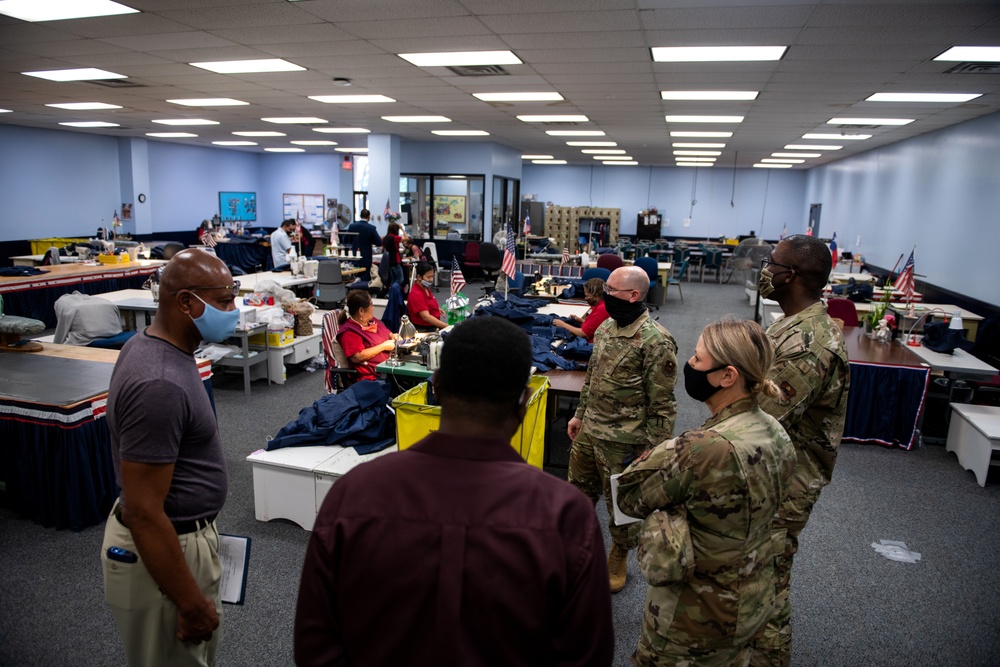 Brig. Gen. Caroline M. Miller tours JBSA-Lackland facilities