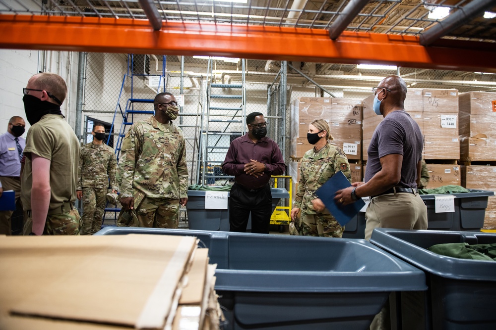 Brig. Gen. Caroline M. Miller tours JBSA-Lackland facilities