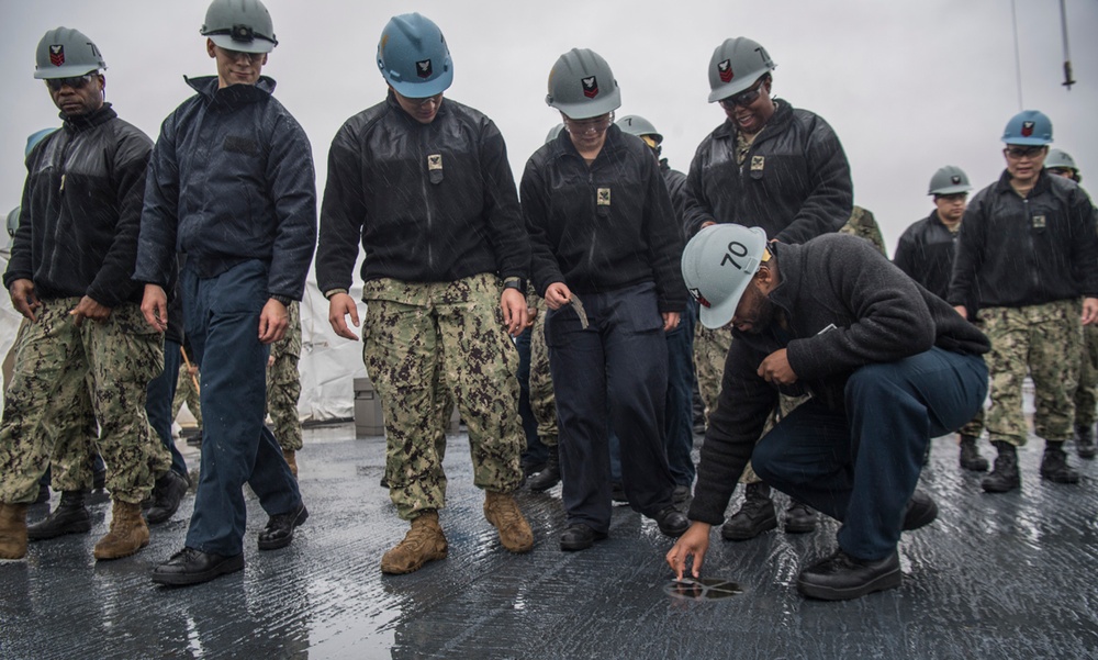 Carl Vinson FOD Walk Down