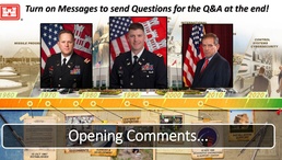 Virtual town hall recognizes achievement, brings workforce up-to-date