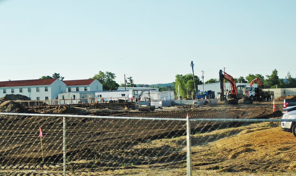 New barracks construction at Fort McCoy