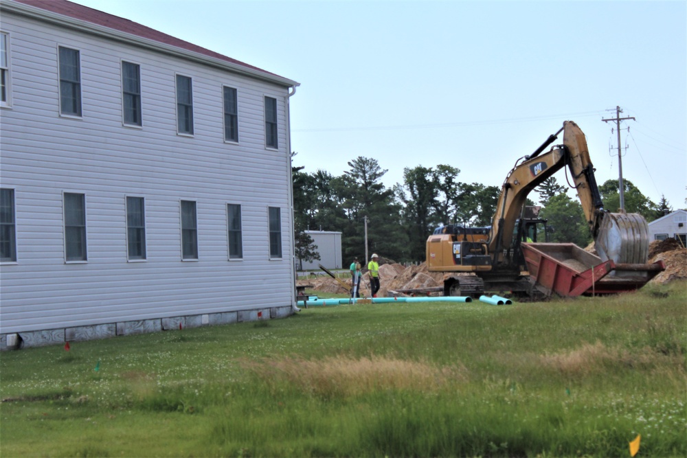 New barracks construction at Fort McCoy