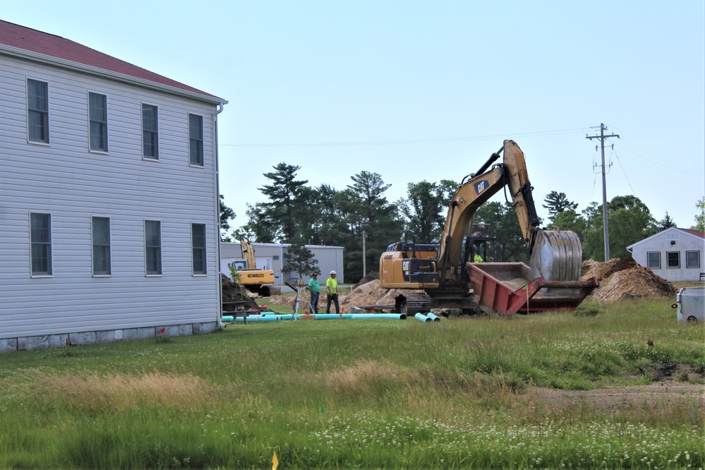 New barracks construction at Fort McCoy