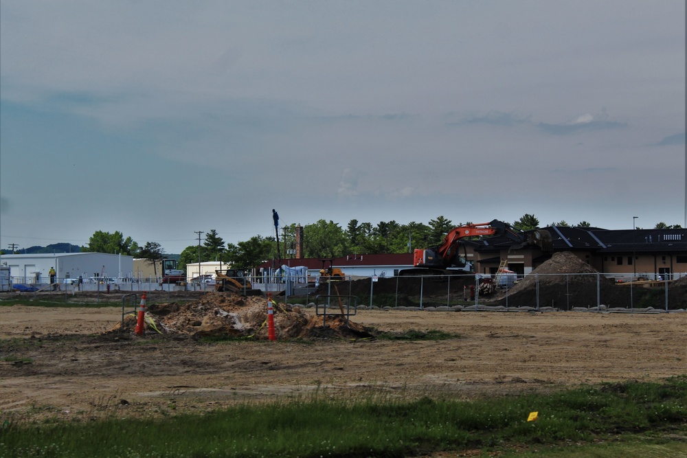 New barracks construction at Fort McCoy