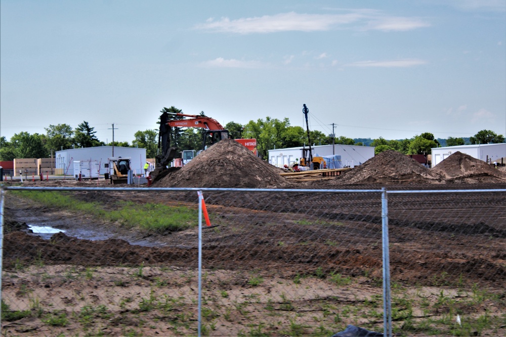 New barracks construction at Fort McCoy