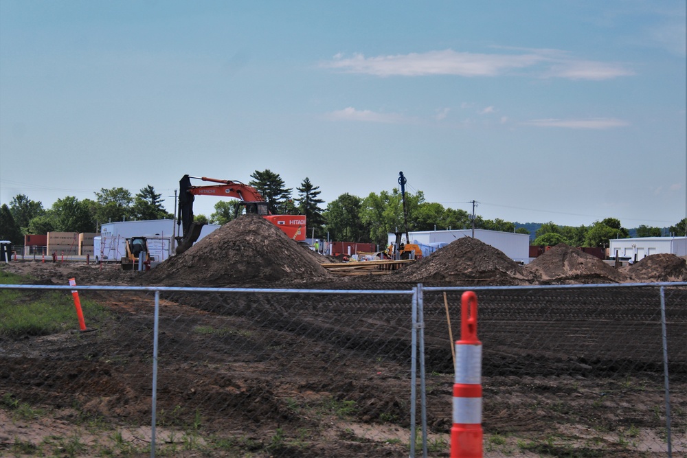 New barracks construction at Fort McCoy