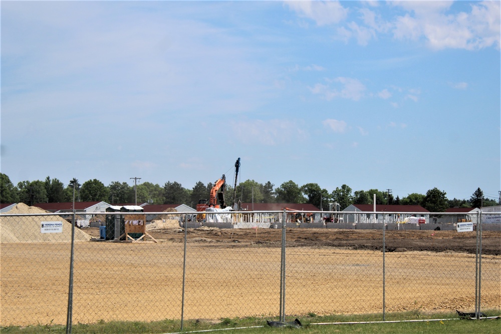 New barracks construction at Fort McCoy