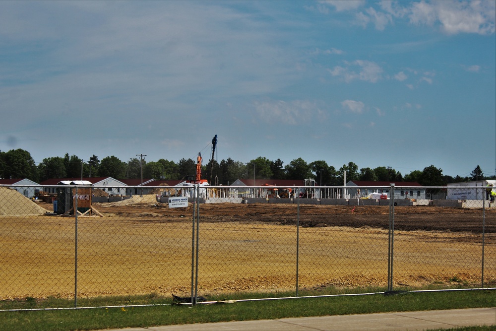 New barracks construction at Fort McCoy