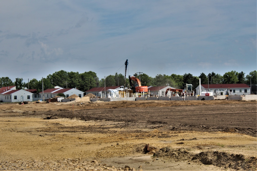 New barracks construction at Fort McCoy