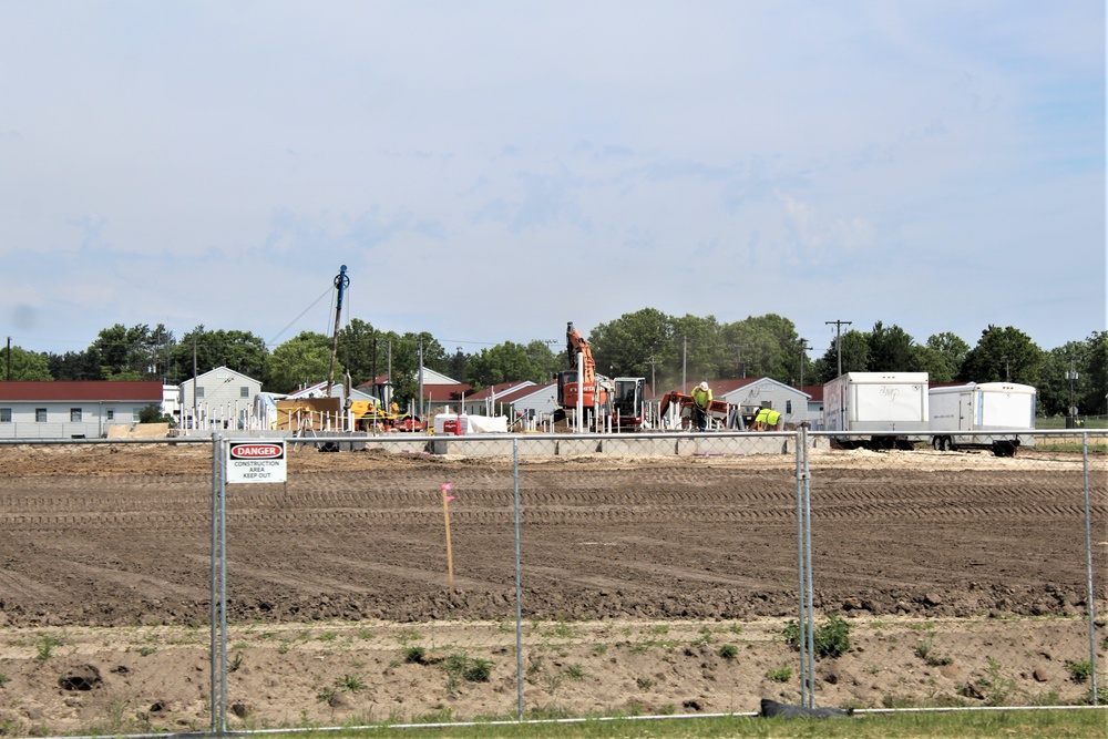 New barracks construction at Fort McCoy