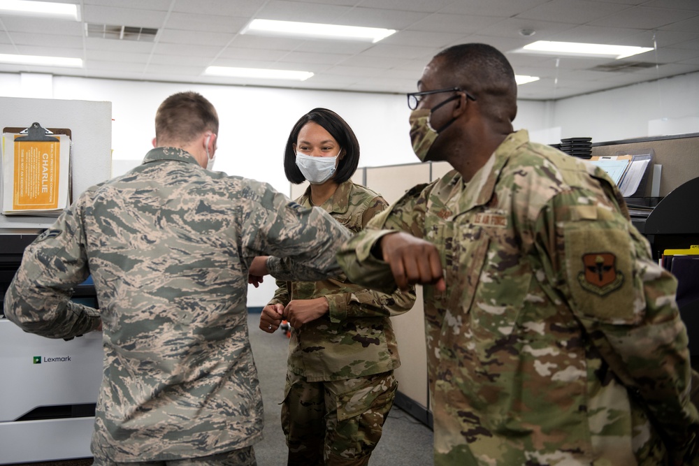 Brig. Gen. Caroline M. Miller tours JBSA-Lackland facilities