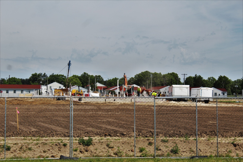 New barracks construction at Fort McCoy