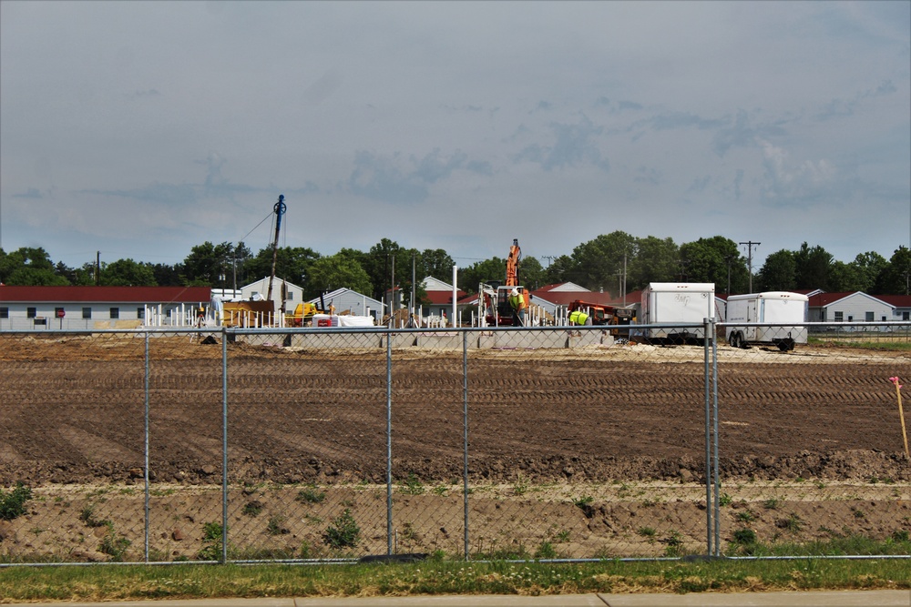 New barracks construction at Fort McCoy