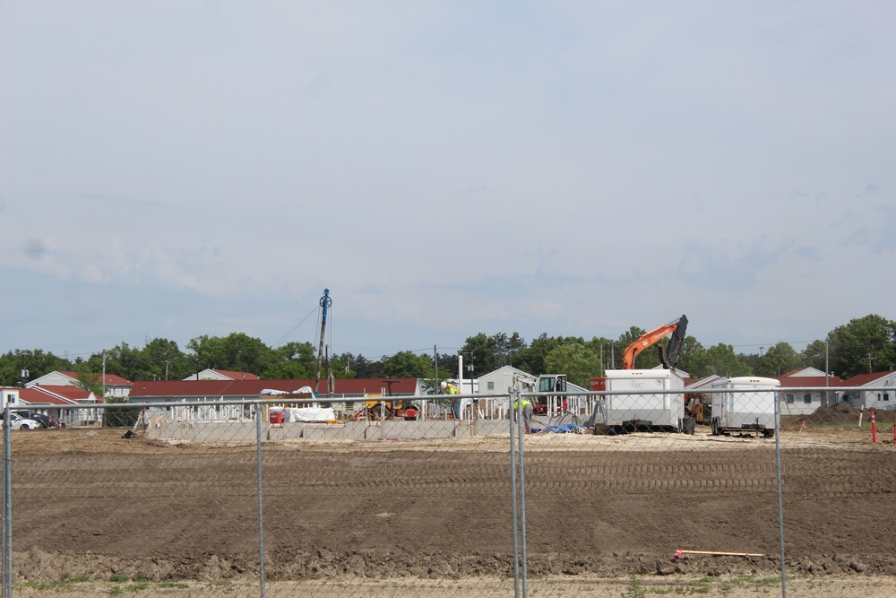 New barracks construction at Fort McCoy