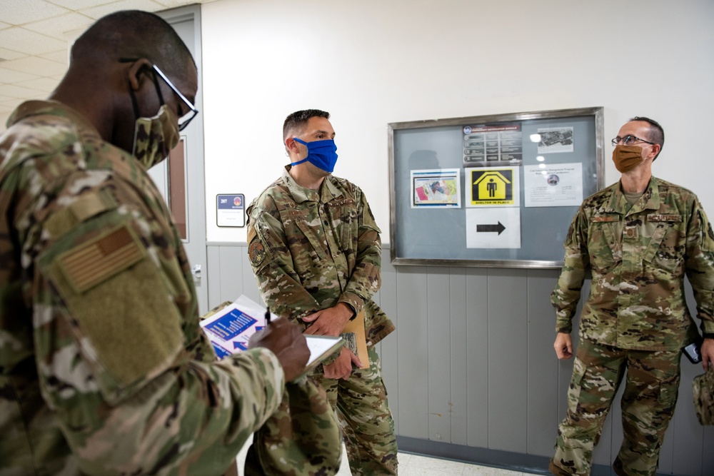 Brig. Gen. Caroline M. Miller tours JBSA-Lackland facilities