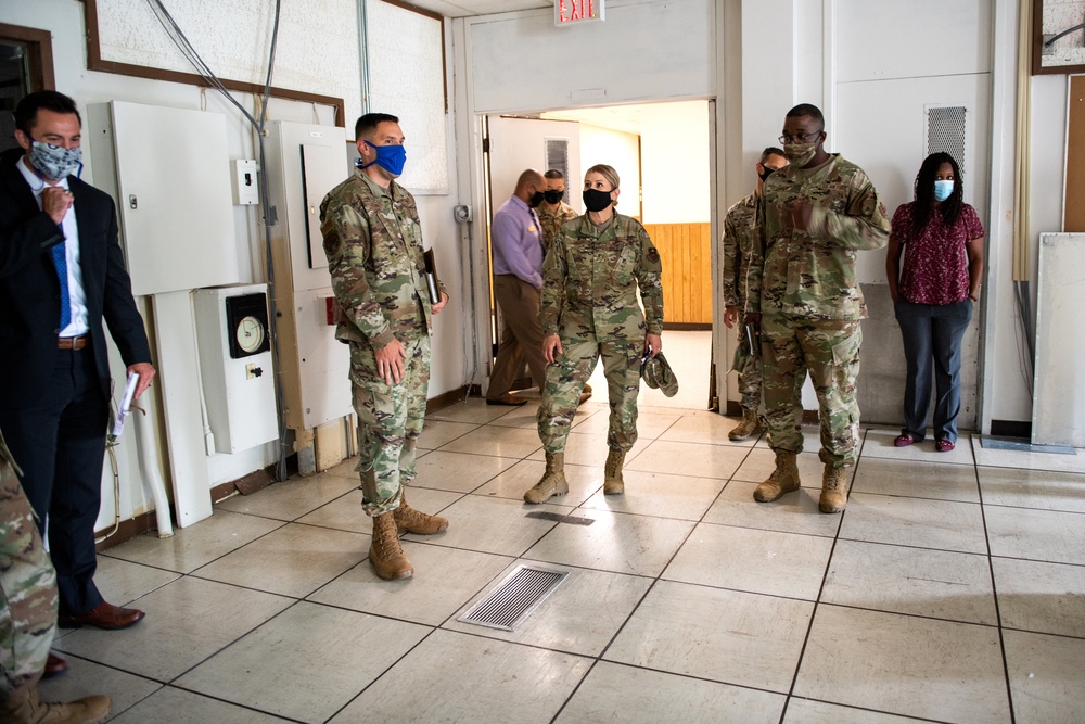 Brig. Gen. Caroline M. Miller tours JBSA-Lackland facilities