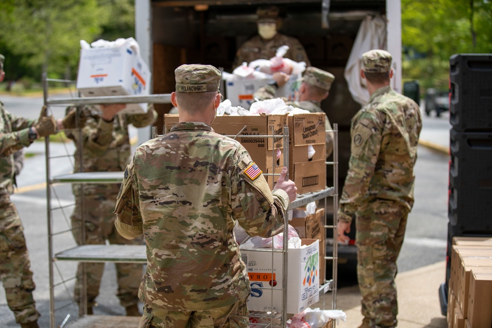 MDNG 115th MP Battalion supports food distribution