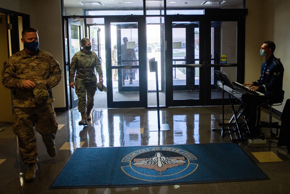 Brig. Gen. Caroline M. Miller tours JBSA-Lackland facilities