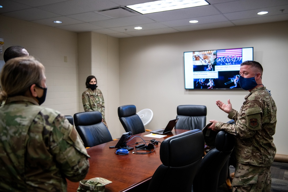 Brig. Gen. Caroline M. Miller tours JBSA-Lackland facilities