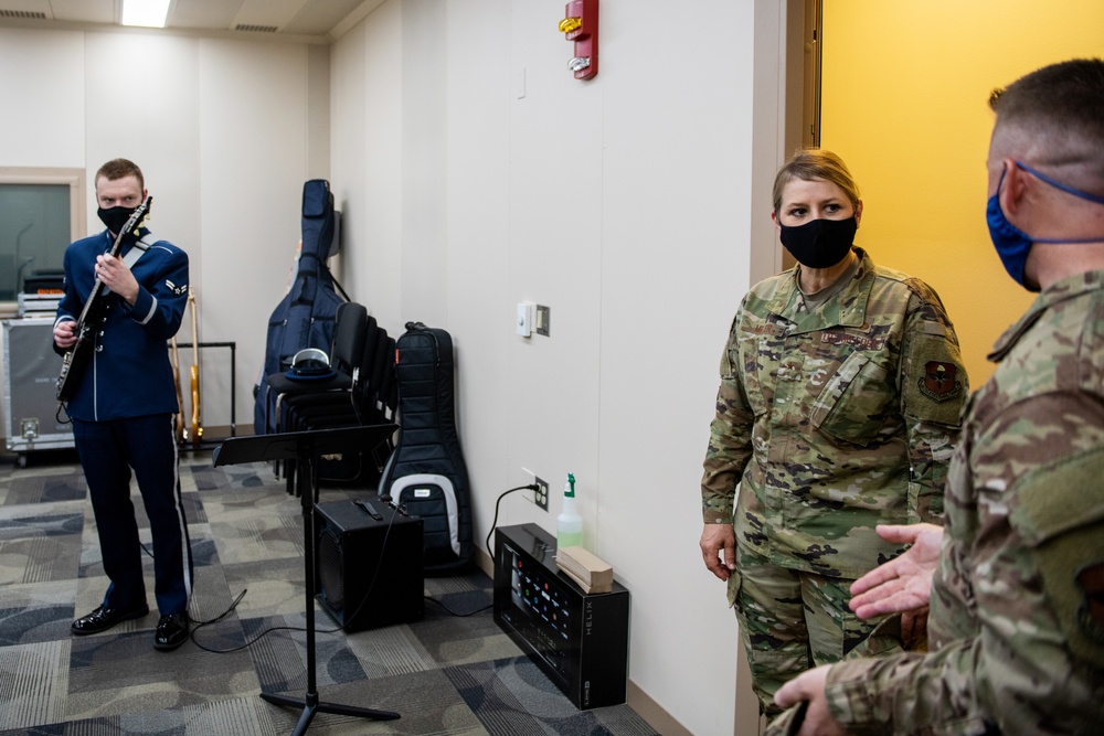 Brig. Gen. Caroline M. Miller tours JBSA-Lackland facilities